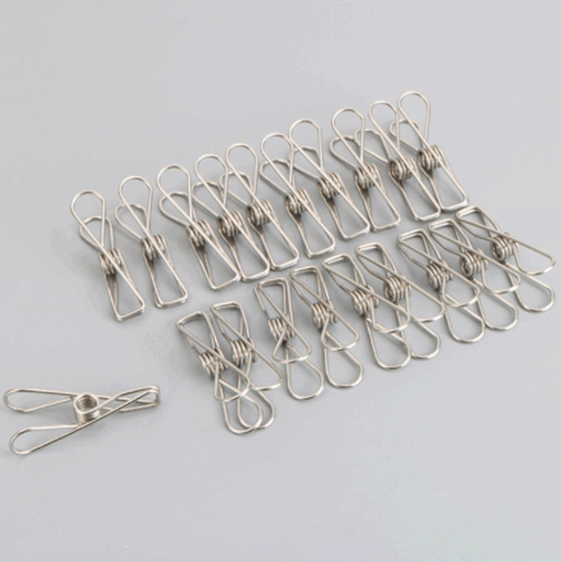 Stainless Steel Wire Clips for Clothes Drying – homesup uk